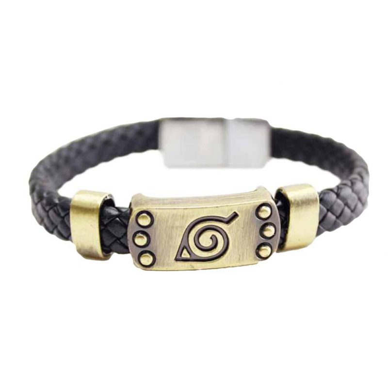 Bracelet Naruto Plaque Konoha