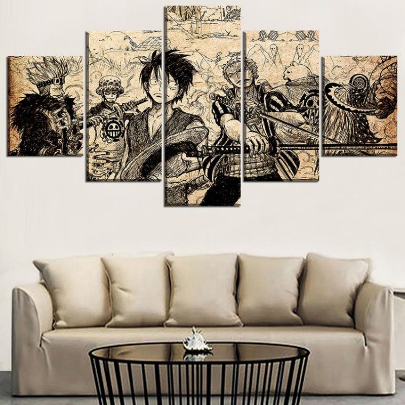 Toile Imprimée Manga