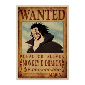 Poster Wanted Dragon One Piece