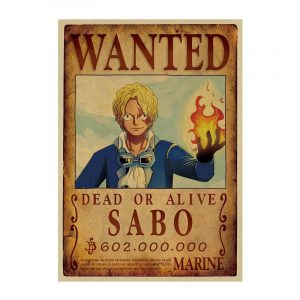 Poster Wanted Sabo One Piece