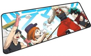 Tapis de Souris MHA Tenya Ochaco Katsuki Izuku