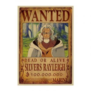 Poster Wanted Rayleigh One Piece