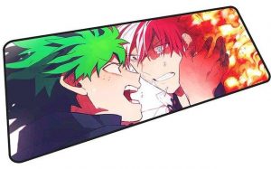 Tapis de Souris My Hero Academia Izuku vs Shoto