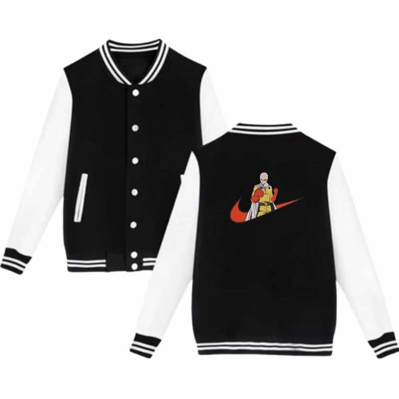 Veste Teddy One Punch Man Saitama Sérieux Nike