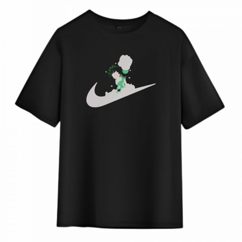 T-Shirt My Hero Academia Deku Victoire Nike