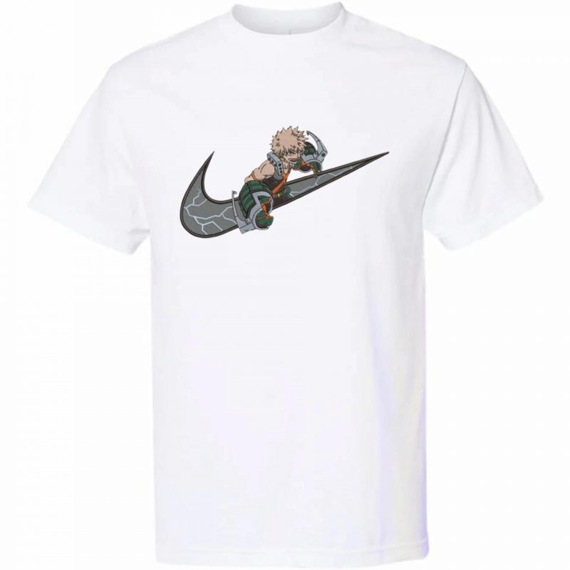 T-Shirt My Hero Academia Bakugo Combat Nike – Image 2