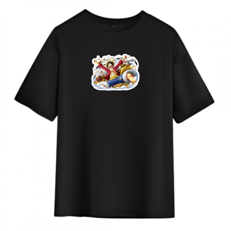 T-Shirt One Piece Luffy Riche