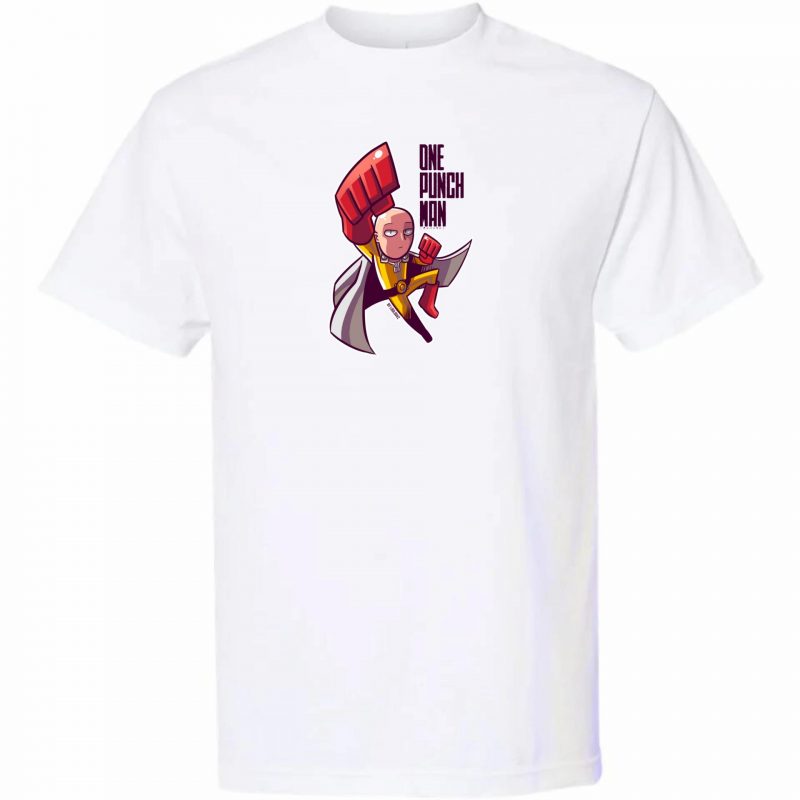 T-Shirt One Punch Man Saitama Vole – Image 2