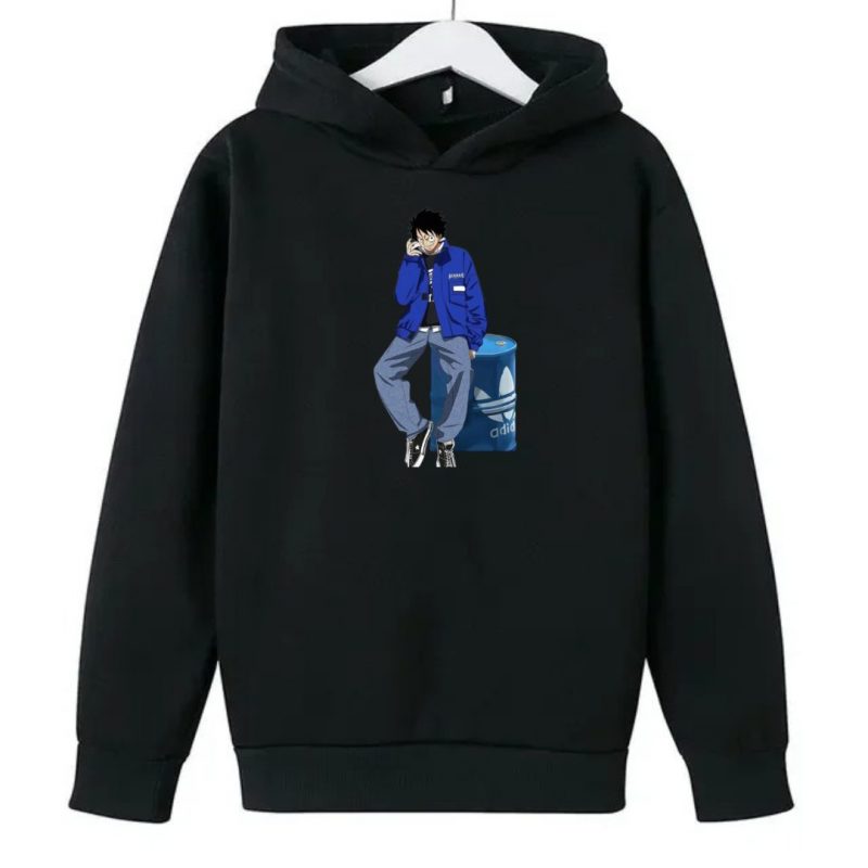 Sweat Enfant One Piece Luffy Adidas