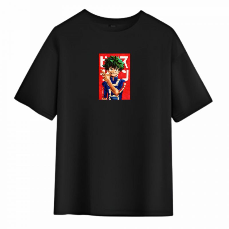 T-Shirt My Hero Academia Deku Rouge