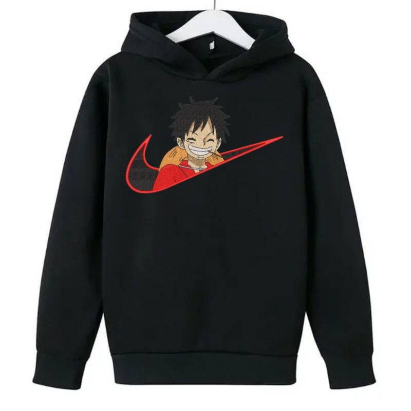 Sweat Enfant One Piece Luffy Souriant Nike