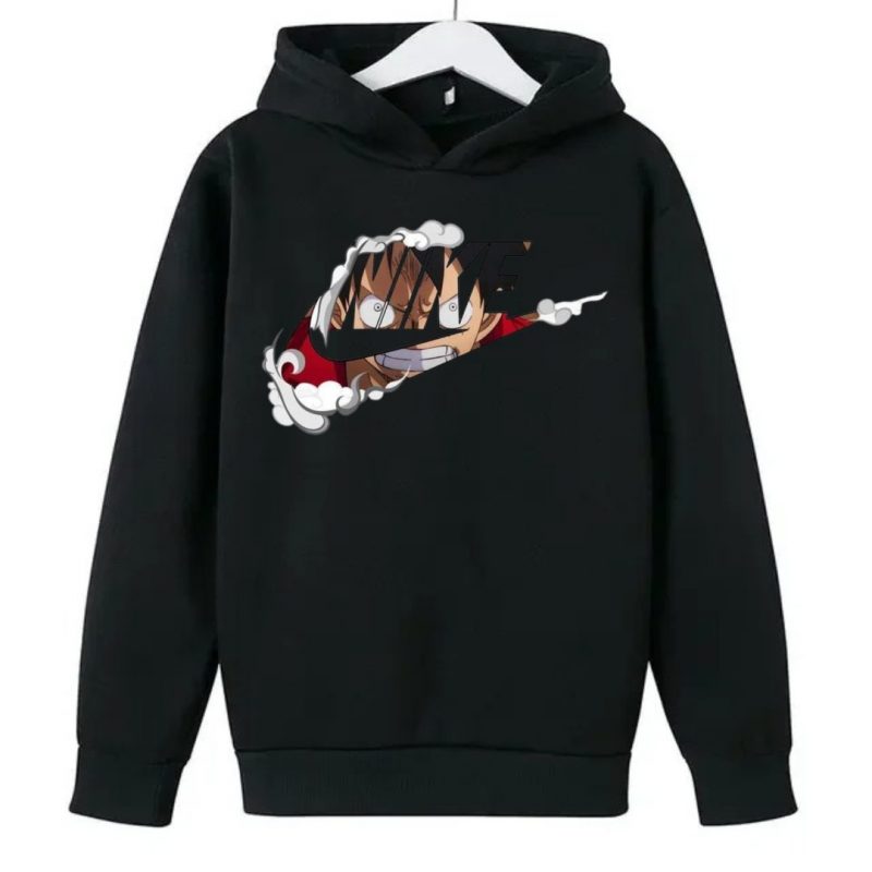 Sweat Enfant One Piece Luffy Fumée Nike