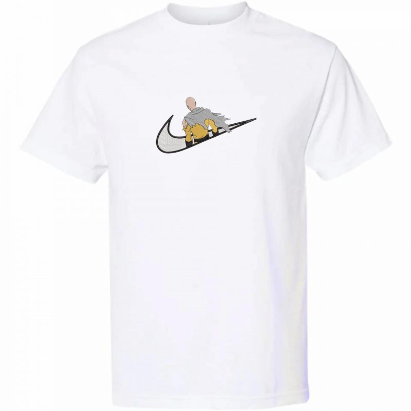 T-Shirt One Punch Man Saitama Combat Nike – Image 2