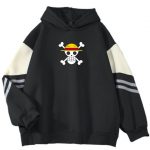 Sweat Design One Piece Emblème Chapeau De Paille