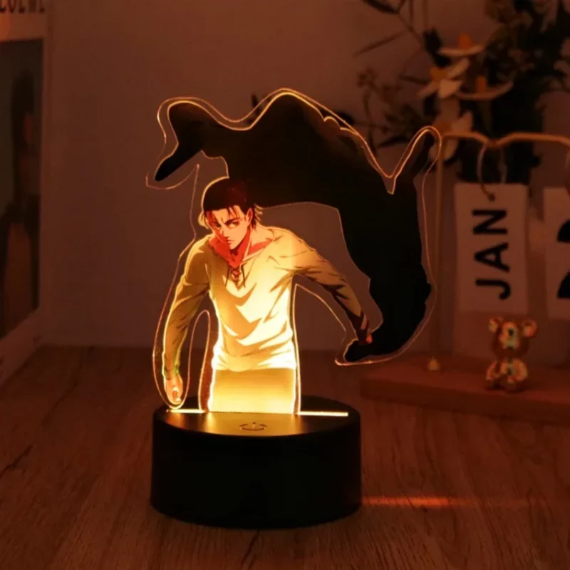 Lampe Attaque Des Titans Eren Silhouette