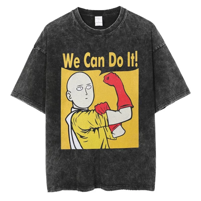 T-shirt One Punch Man Saitama We Can Do It
