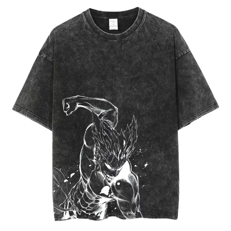 T-shirt One Punch Man Garou Combat