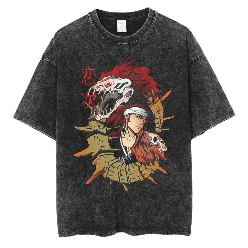 T-Shirt délavé Bleach Renji