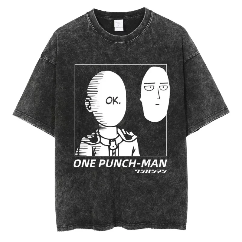 T-shirt One Punch Man Saitama Ok.