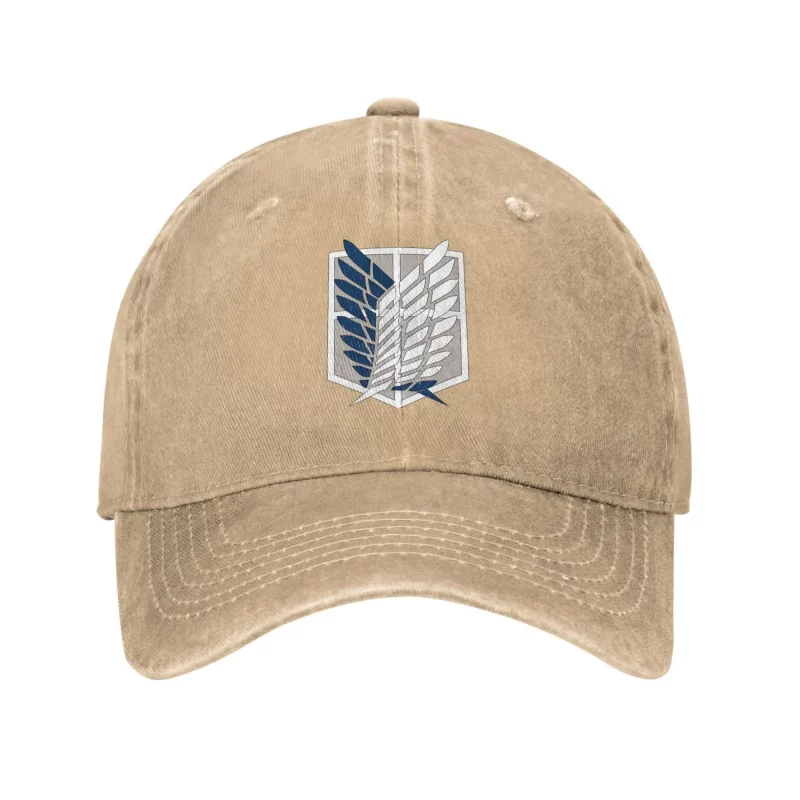 Casquette Attaque Des Titans Blason Bataillon D'Exploration Beige