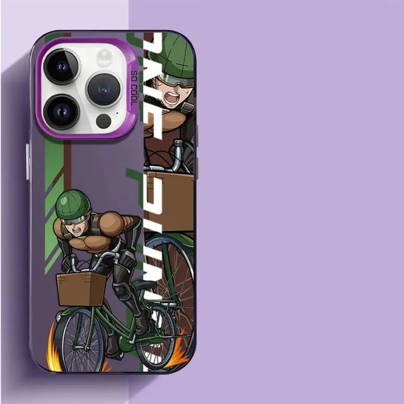 Coque One Punch Man Saitama Vélo Violet